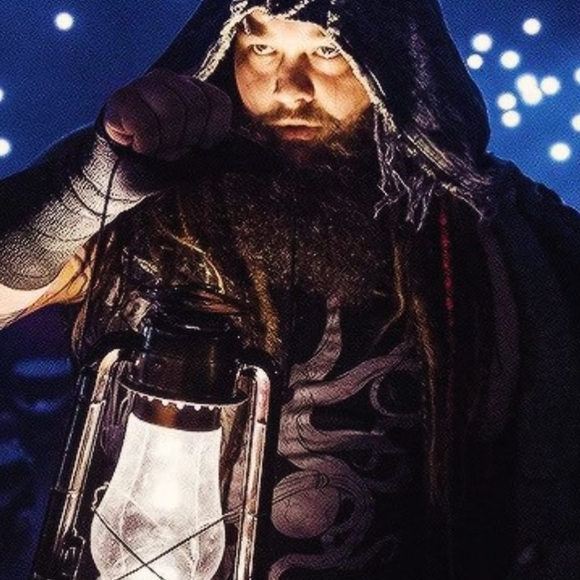 Bray Wyatt Uncle Howdy full sized working lantern Wyatt SICK. By NYC Artist - Picture 7 of 7